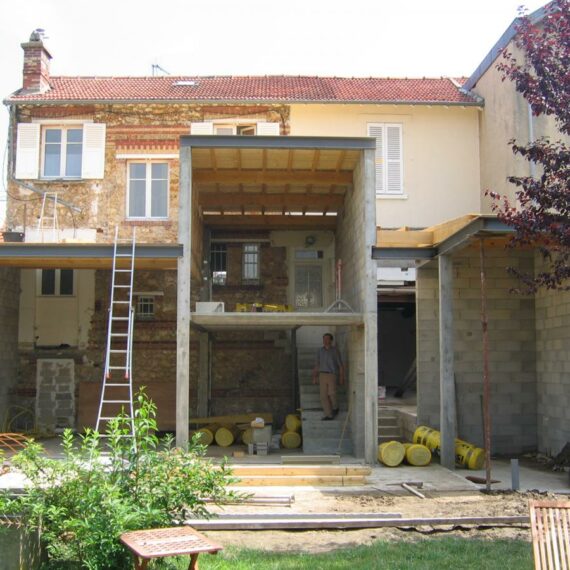 Extension maison individuelle au Chesnay