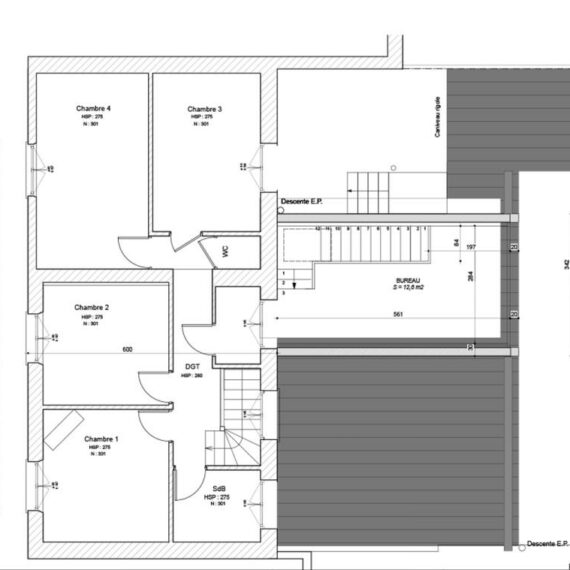 Extension maison individuelle au Chesnay