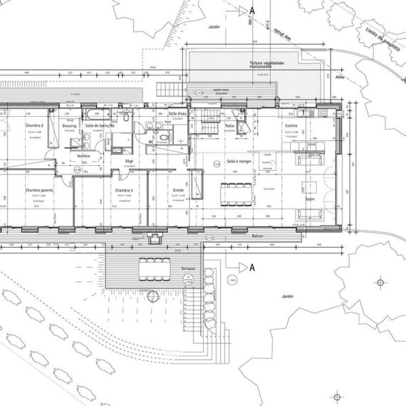 Restructuration maison individuelle à Mareil-Marly