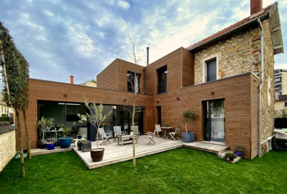 Rénovation et extension d’une maison d’habitation à Versailles