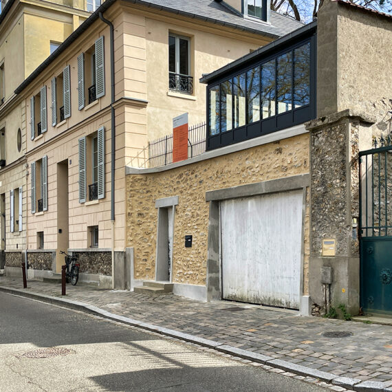 Rénovation et création d’un jardin d’hiver d’une maison d’habitation à Versailles