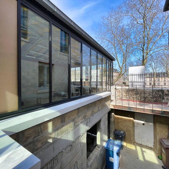 Rénovation et création d’un jardin d’hiver d’une maison d’habitation à Versailles